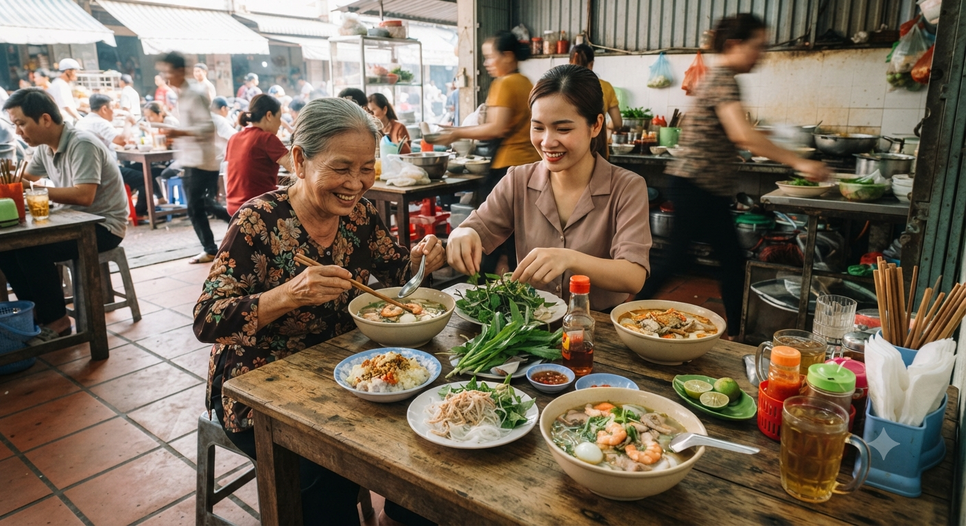 Trải nghiệm đa dạng hương vị trong cùng một buổi sáng