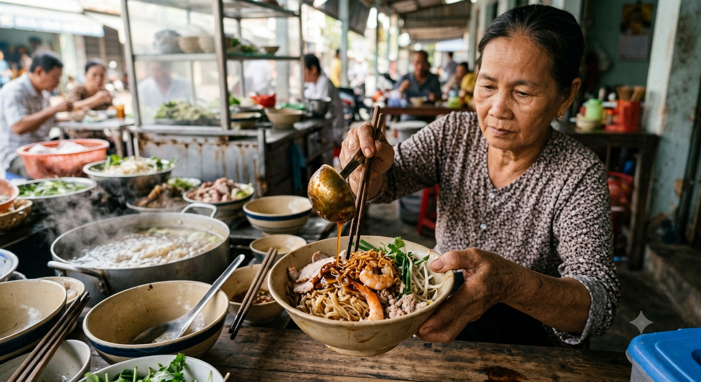 Bản chất của sợi hủ tiếu khô và loại nước sốt đặc trưng